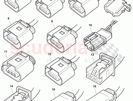 Photo of 1 set single wires each with 2 contacts…