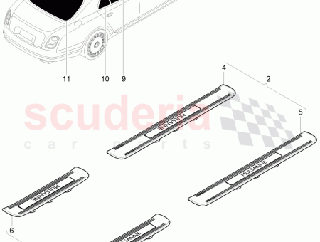 Photo of Entry strip illuminated 3Y5 863 123…