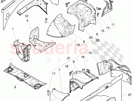 Photo of headlamp mounting inner panel…
