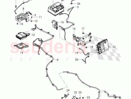 Photo of harness for battery 4M0 971 227…