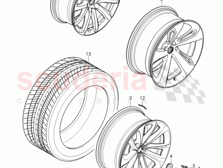 Photo of alloy wheel 36A 601 025…
