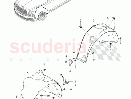 Photo of wheel housing front part 3Y0 809 958…