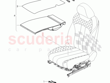 Photo of harness for passive restraint system D 02 01…