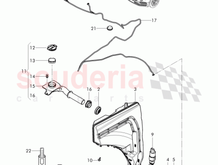Photo of Windscreen washer system pump Windscreen Reversing camera 1K6…