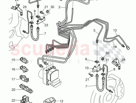 Photo of brake line ABS unit D 26 05 2014…