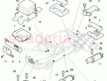 Photo of bracket air bag control module not a spare…