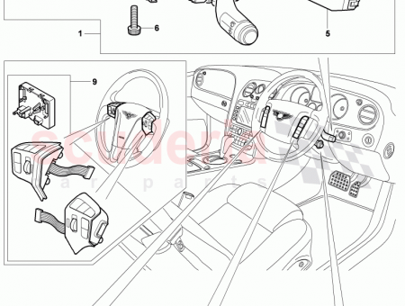 Photo of switch for steering column adjustment F 3W 8…