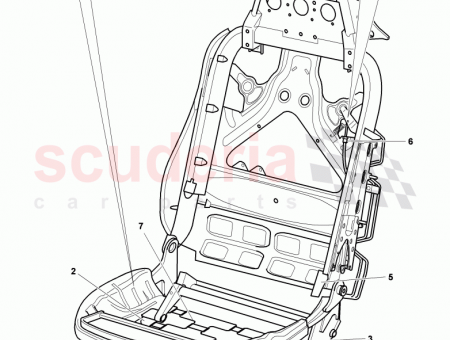 Photo of motor for seat adjustment seat support…