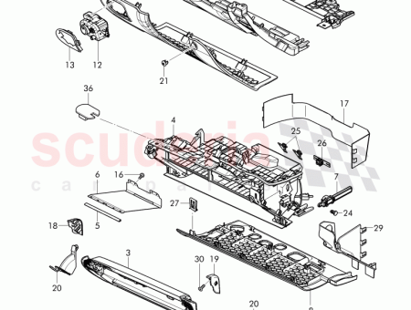Photo of frame for glove box without surface D MJ…