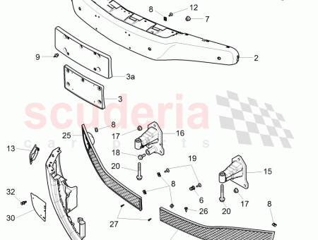 Photo of bumper grille for vehicles with adaptive cruise control…
