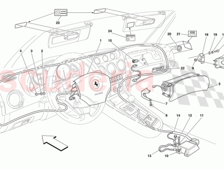 Photo of DRIVER SIDE COMPLETE COVERED AIR BAG…