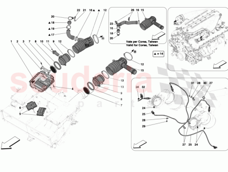 Photo of COMPL RH AIR INTAKE HOSE UNION…