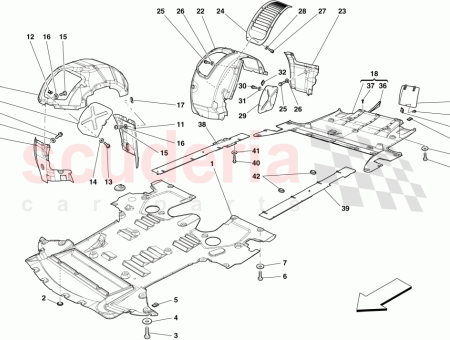Photo of REAR GRAVEL GUARD FOR FRONT LH WHEELHOUSE…