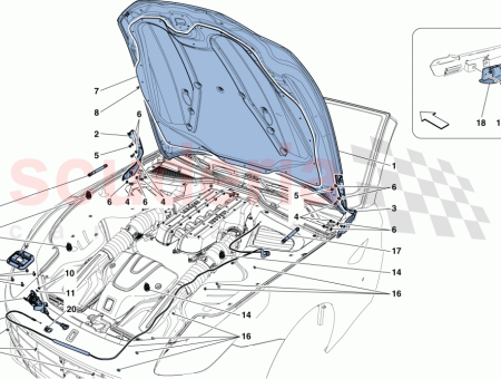 Photo of COMPL RH HINGE…