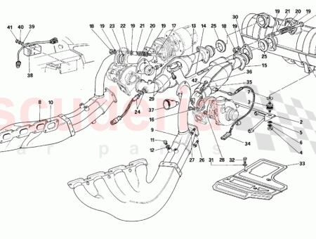 Photo of Left exhaust manifold…