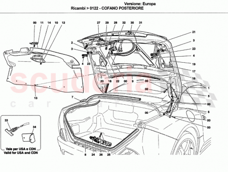 Photo of R H MECHANISM TRUNK LID ASSY…