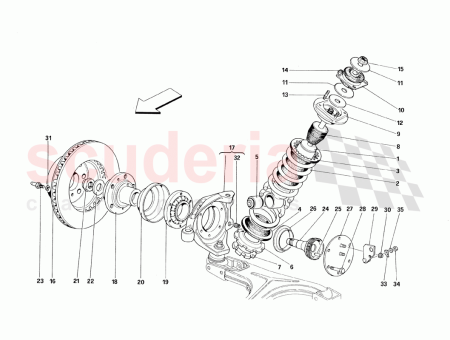 Photo of L H brake pipe support…