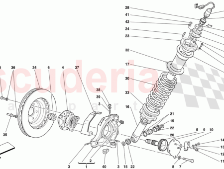 Photo of COMPLETE L H STEERING KNUCKLE…