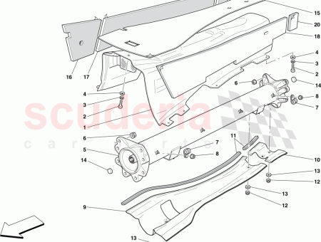 Photo of FRONT TUNNEL HEAT SHIELD…