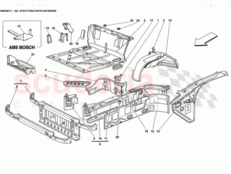Photo of RH FRONT LATERAL STRUCTURE ASSEMBLY…