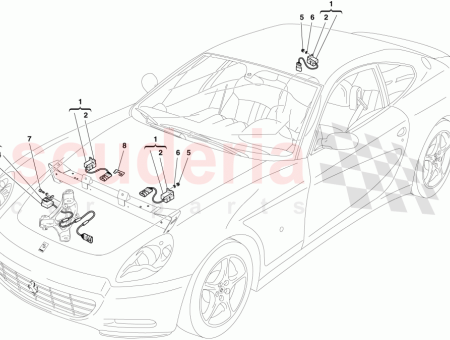 Photo of FRONT RH LH AND REAR VERTICAL ACCELERATION SENSOR…