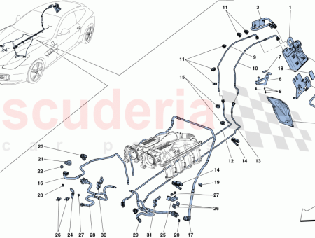 Photo of RH EVAPORATIVE EMISSIONS CONTROL SYSTEM PIPE…