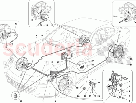 Photo of BRAKE PIPE FROM FRONT BRAKE PUMP TO HYDRAULIC…