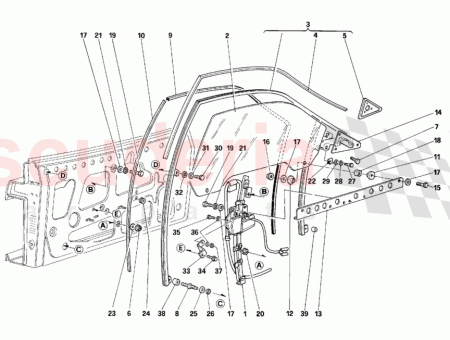 Photo of R H window regulator…