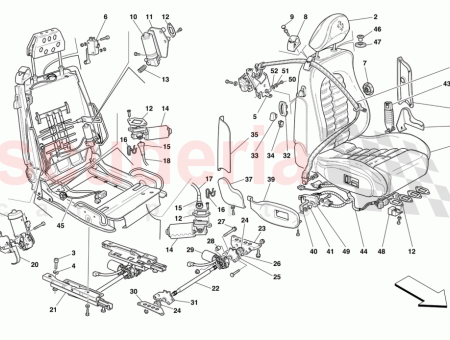 Photo of LH SEAT COMPLETE WITH GUIDES…