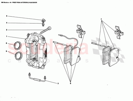 Photo of RH FRONT CALIPER UNIT WITH PADS…
