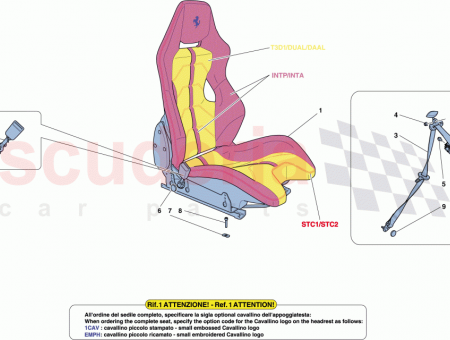 Photo of RH RACING SEAT COMPLETE WITH GUIDE RAILS…