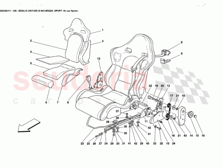Photo of COMPLETE LARGE L H SEAT…