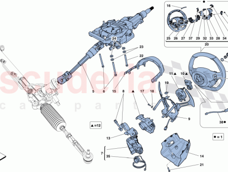 Photo of COMPL STEERING COLUMN…