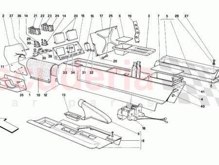 Photo of Handbrake console complete…