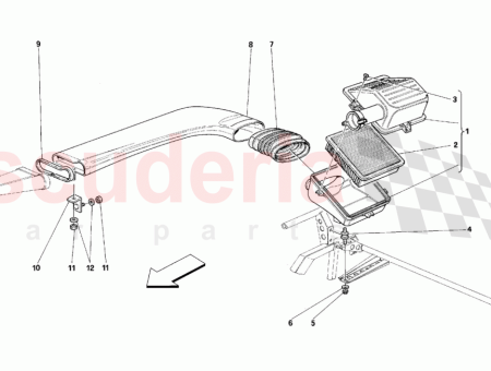 Photo of L H air intake assy…