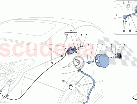 Photo of COMPL FUEL FILLER FLAP ACTUATOR…