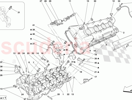 Photo of LH HEAD COMPLETE WITH GUIDES…