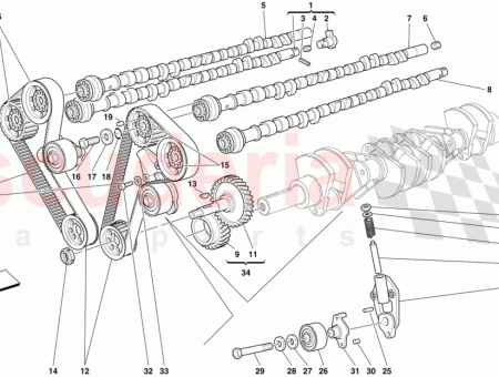 Photo of COMPLETE LH INDUCTION DISTRIBUTION SHAFT…