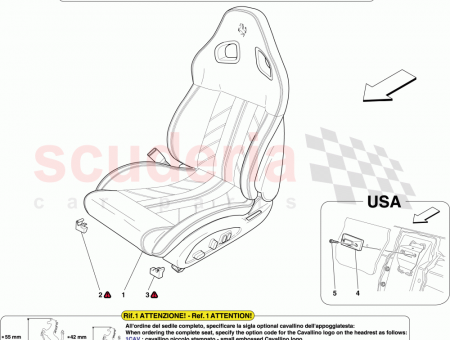 Photo of LH SEAT COMPLETE WITH GUIDE RAILS…