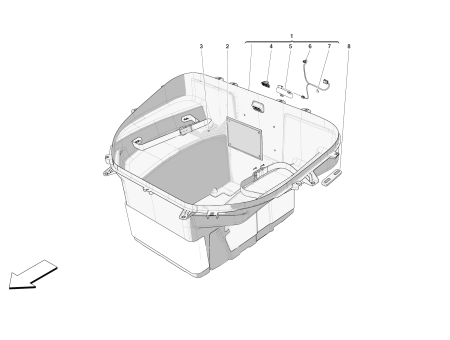 Photo of COMPL LUGGAGE COMPARTMENT TUB…