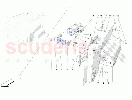 Photo of COMPL STARTER MOTOR HEAT SHIELD…