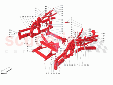 Photo of RH UPPER EXTERNAL DIAGONAL FIREWALL BRACE…