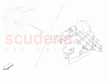 Photo of COMPL STARTER MOTOR HEAT SHIELD…