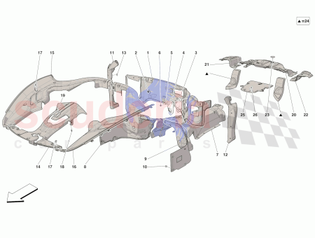 Photo of COMPL RH ENGINE COMPARTMENT COSMETIC SHIELD…