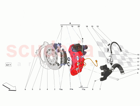 Photo of COMPL LH REAR CALIPER…