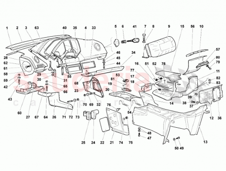Photo of TUNNEL FIXED COVER ASSEMBLY Supply VIN MANUAL GEARBOX…