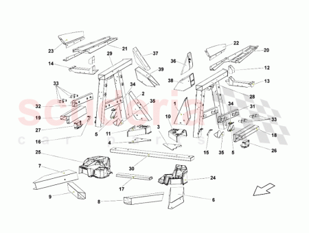Photo of LH SHOCK ABSORBER ASSEMBLY BRACKET…