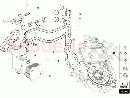 Photo of Bracket For Coolant Pipe rear…