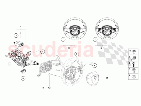 Photo of STEERING WHEEL SUEDE MULTIFUNCTIONS…