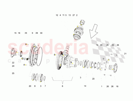 Photo of DIFFERENTIAL BEVEL GEAR PAIR…